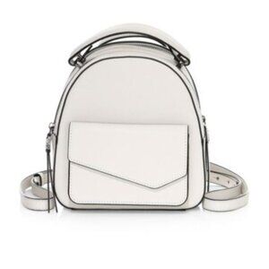 Botkier Cobble Hill Mini Backpack Purse Bag Double Zipper Strap Pockets Handbag